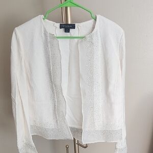 St. John Elegant Cream Blazer